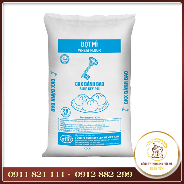Bột mỳ Chìa khóa xanh bánh bao